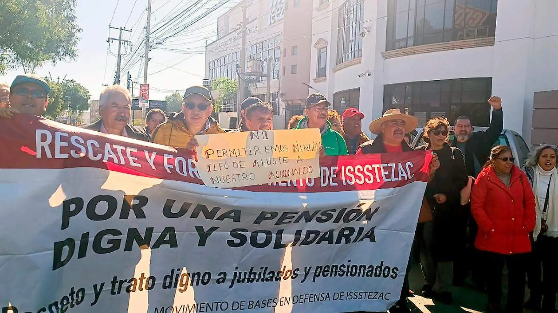 Protesta jubilados